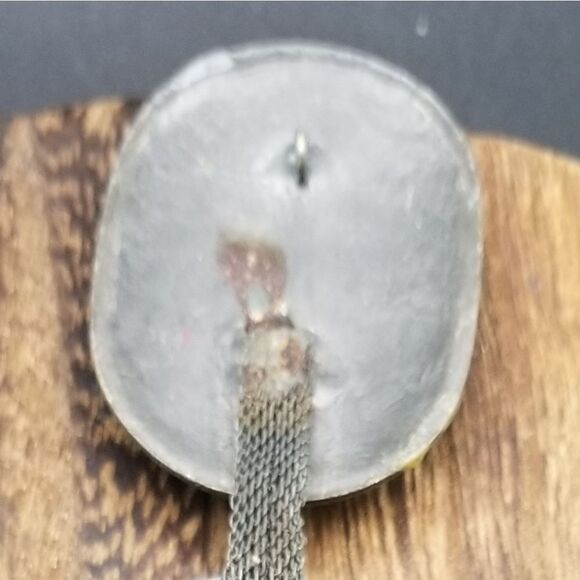 Tibetan onyx drop necklace pendant P213 - Picture 3 of 3